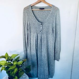 BCBG MaxAzria Angora Blend Sweater Dress.